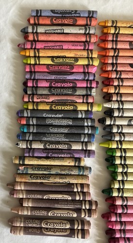 Crayola crayons vintage lot - crayons,
