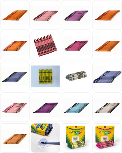 Crayola crayons single - 48,